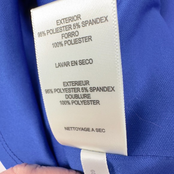 Eliza J Cobalt Blue Bodycon Strappy Cocktail Dress (6) - Picture 9 of 15